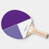  tweekleurige Ping Pong Paddle Tafeltennisbatje (Zijkant)