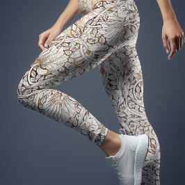 Tweekleurige  sketch schets Morris Leggings
