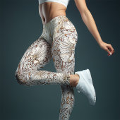 Tweekleurige  sketch schets Morris Leggings