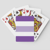 Tweekleurige strepen pokerkaarten (Achterkant)