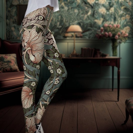 Tweekleurige yogabroek Dusty Blue Pimpernel Morris Leggings