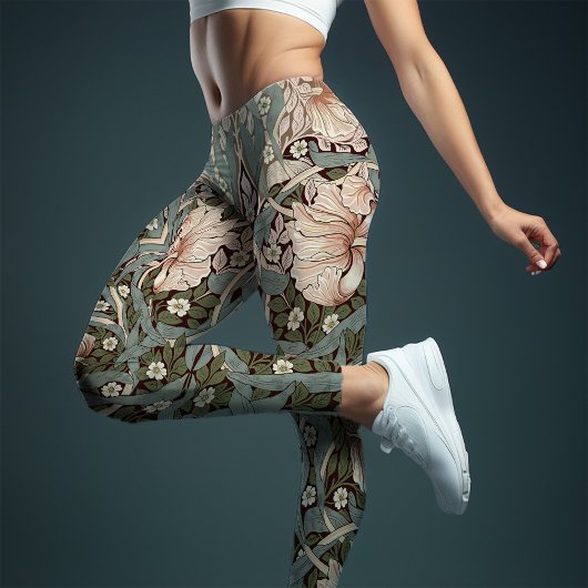 Tweekleurige yogabroek Dusty Blue Pimpernel Morris Leggings