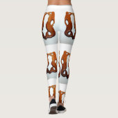 tweekleurige zeemeermin leggings (Achterkant)