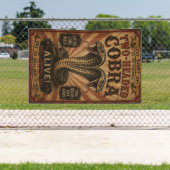 Tweekoppige Cobra Bijprogramma Spandoek (Insitu)