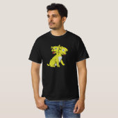 Tweekoppige Puppy T-shirt (Voorkant volledig)