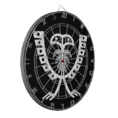 Tweekoppige Witte Adelaar Dartbord (Voorkant Links)