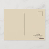 Tweekzijdig klein Pierrot Clown halloween briefkaa Briefkaart (Achterkant)