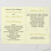 tweeledig Berichtenprogramma voor gele vogels (Achterkant)