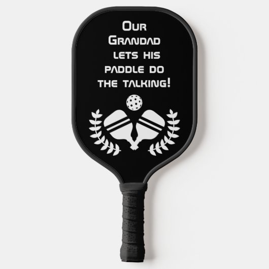 😁 tweeledige aangepaste tekst en foto 😍 pickleball paddle (Achterkant)