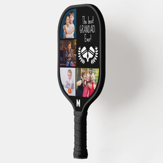 😁 tweeledige aangepaste tekst en foto 😍 pickleball paddle (Links)