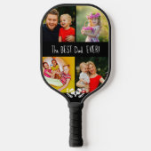 😁 tweeledige aangepaste tekst en foto 😍 pickleball paddle (Voorkant)