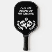 😁 tweeledige aangepaste tekst en foto 😍 pickleball paddle (Achterkant)