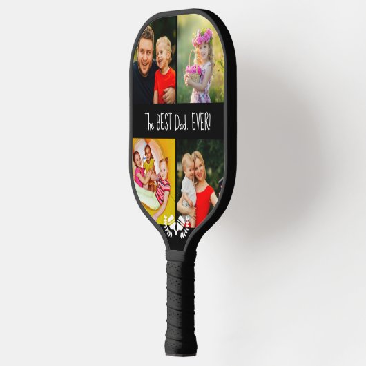 😁 tweeledige aangepaste tekst en foto 😍 pickleball paddle (Links)