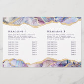 tweeledige brochure voor donkeroptische vormgeving (Achterkant)