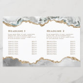 tweeledige brochure wit agate (Achterkant)