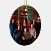 tweeledige kerstversiering 2016 keramisch ornament (Rechts)