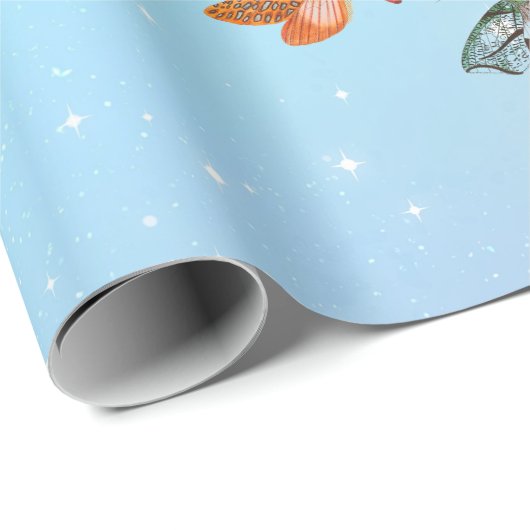 TWEELIGE BUTTERFLIES EN LOKWAPENPAPIER CADEAUPAPIER (Rol Hoek)