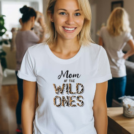 Tweeling 1e verjaardag Moeder van de Wilde Ones T-shirt