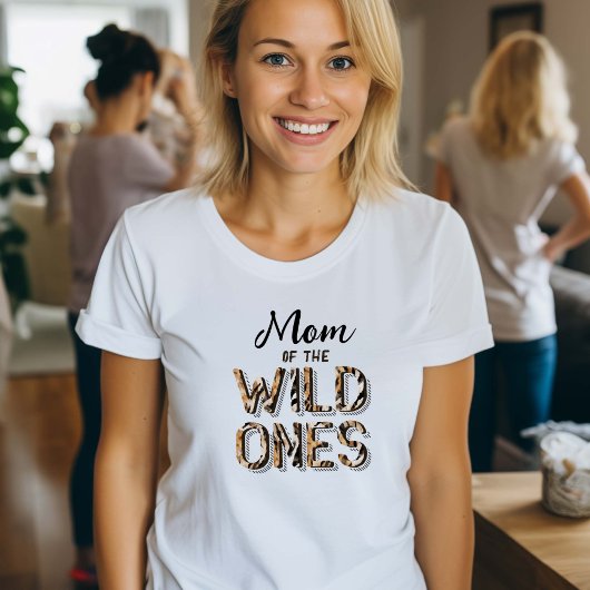 Tweeling 1e verjaardag Moeder van de Wilde Ones T-shirt