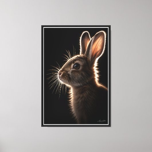Tweeling antennes canvas afdruk (Voorkant)