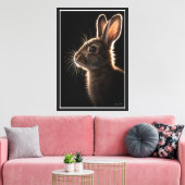 Tweeling antennes canvas afdruk (Insitu (Woonkamer))