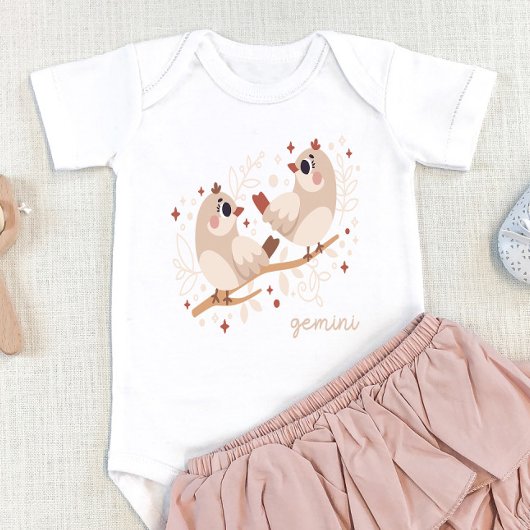 Tweeling Baby: "Astrologisch genot van een tweelin Romper