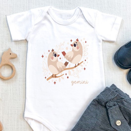 Tweeling Baby: "Astrologisch genot van een tweelin Romper