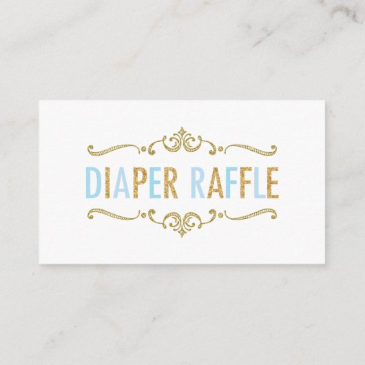 Tweeling Baby Boys Olifant Luier Raffle Ticket Informatiekaartje (Achterkant)