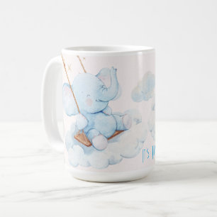 Tweeling Baby olifanten verdubbelen de vreugde Koffiemok