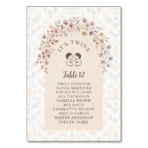 Tweeling Baby Shower Chic Bloemstuk LPM26