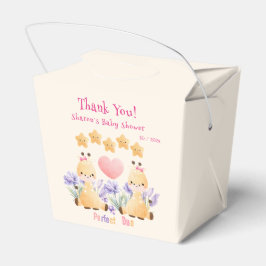 Tweeling Baby Shower | Cute Giraffe Baby Shower Bedankdoosjes