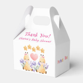 Tweeling Baby Shower | Cute Giraffe Baby Shower Bedankdoosjes