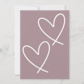 Tweeling Baby shower Hallo, Kaart (Achterkant)