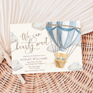 Tweeling Baby Shower Uitnodiging 'We kunnen bijna
