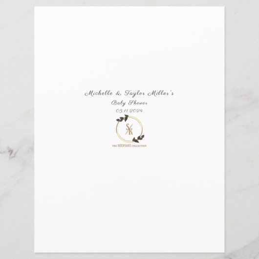 Tweeling Baby voorspellingen en advies, Oh baby's! (Achterkant)