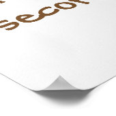 Tweeling babymeisje Poster met Gepersonaliseerd te (Hoek)