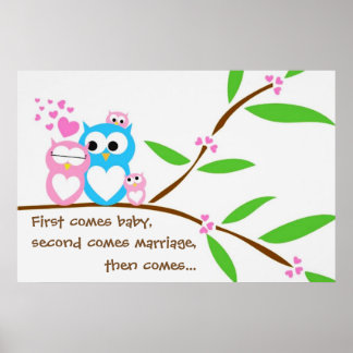 Tweeling babymeisje Poster met Gepersonaliseerd te
