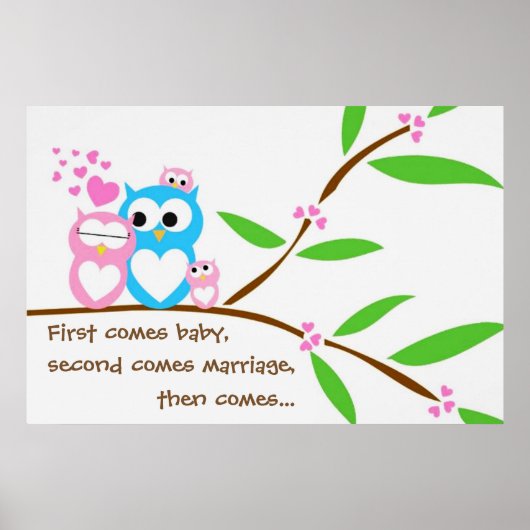 Tweeling babymeisje Poster met Gepersonaliseerd te (Voorkant)
