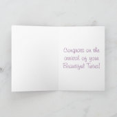Tweeling Baby's Gefeliciteerd Kaart (Binnen)