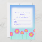 Tweeling Babyshower Uitnodiging (Achterkant)