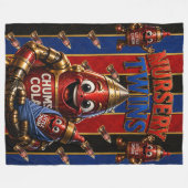 Tweeling babyspeelgoed/tweeling, groot fleece deken (Voorkant (Horizontaal))