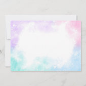 Tweeling Ballerina Foto Uitnodiging (Achterkant)