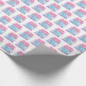 Tweeling beste vrienden voor altijd - jongen en me cadeaupapier (Hoek)