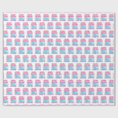 Tweeling beste vrienden voor altijd - jongen en me cadeaupapier (Vlak)