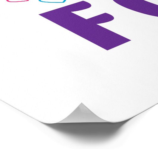 Tweeling beste vrienden voor altijd - jongen en me poster (Hoek)