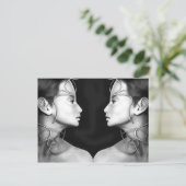 tweeling briefkaart (Staand voorkant)