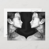 tweeling briefkaart (Voorkant / Achterkant)