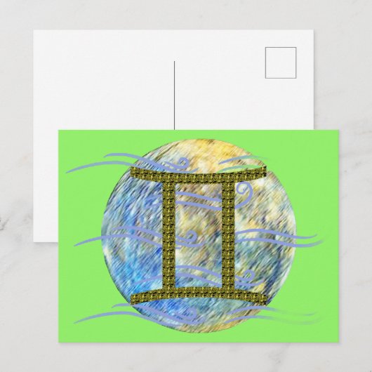 Tweeling Briefkaart (Voorkant / Achterkant)