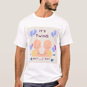 Tweeling broers baby t-shirt
