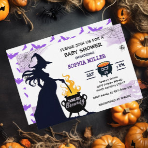 Tweeling Brouwen Douche Heks Halloween Ketel Kaart